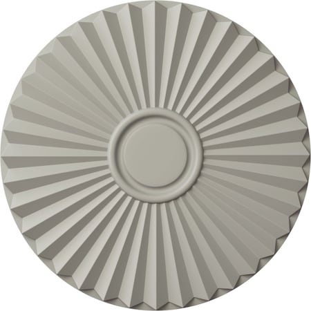 Ekena Millwork Shakuras Ceiling Medallion (For Canopies up to 5"), Hand-Painted Pot of Cream, 19 3/4"OD x 1 3/8"P CM20SHPCF